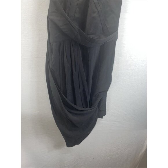 ZIMMERMANN 100% Silk chiffon Mini cocktail Dress Black size 3‎ blouson - Picture 11 of 13